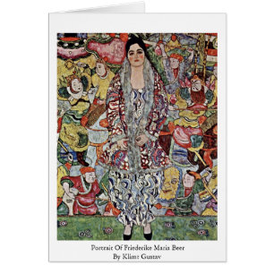 Portrait de bière de Friederike Maria par Klimt