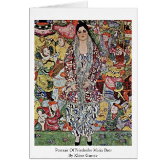 Portrait de bière de Friederike Maria par Klimt