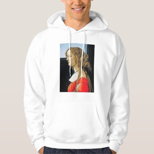 Portrait de Botticelli d'un sweat - shirt à (Devant)
