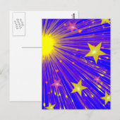 Portrait de carte postale Firework (Devant / Derrière)