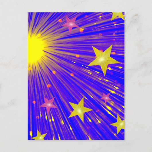 Portrait de carte postale Firework (Devant)