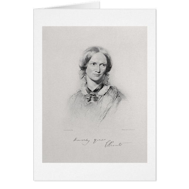 Portrait de Charlotte Bronte, gravé par Walker a (Devant)