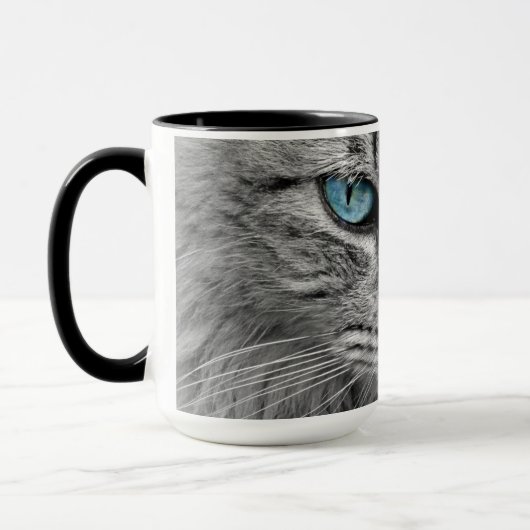 Portrait de chat Café Mug (Gauche)