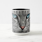 Portrait de chat Café Mug (Centre)