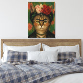 Portrait de chat de Frida Kahlo, impression d'art (Insitu(Chambre))
