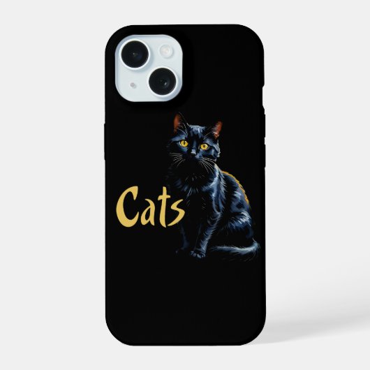 Portrait de chat noir (Verso)