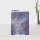 PORTRAIT DE CHEVAL CARTE DE NOTE ANIMALE (Dos)