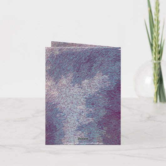 PORTRAIT DE CHEVAL CARTE DE NOTE ANIMALE (Dos)