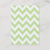 Portrait de Chevron de thé vert de cartes de (Dos)