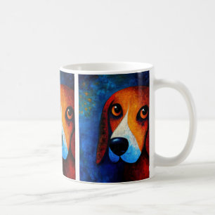 Portrait de chien Art Café Mug