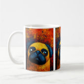 Portrait de chien Art Café Mug (Gauche)