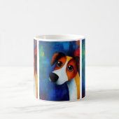 Portrait de chien Art Café Mug (Centre)