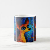 Portrait de chien Art Café Mug (Centre)
