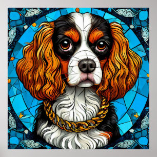 Portrait de chien artistique Art mural pour l'aman