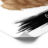 Portrait de chien de Cavapoo | Impression Portrait (Coin)