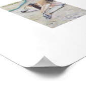 portrait de chien greyhhur affiche d'art animal ré (Coin)