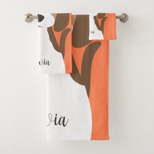 Portrait de chien marron et blanc mignon (En situation)