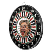 Portrait de Cible de flechettes politique de (Devant droit)