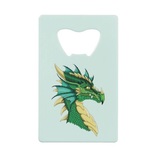 Portrait de dragon vert (Devant)