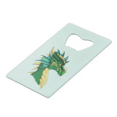 Portrait de dragon vert (Devant Angle)