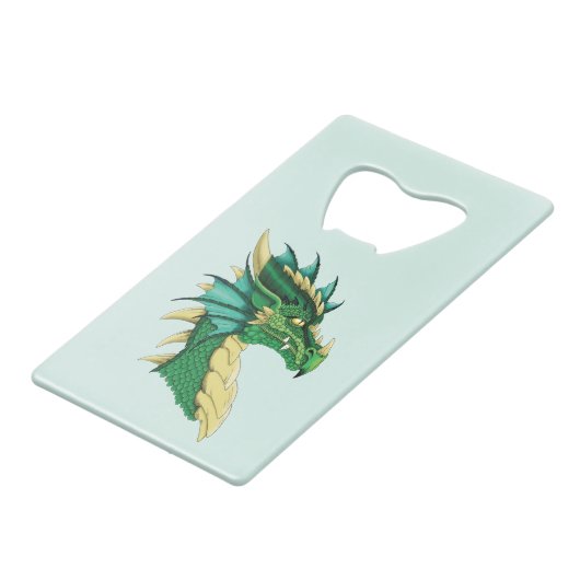 Portrait de dragon vert (Devant Angle)