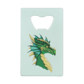 Portrait de dragon vert (Dos)