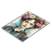 Portrait de Edith C'est un cahier de belle vie (Côté gauche)