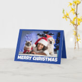 Portrait de famille, carte de voeux pliée de 5" x (Fleur jaune)