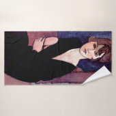 Portrait de femme, Modigliani (Serviette de bain)
