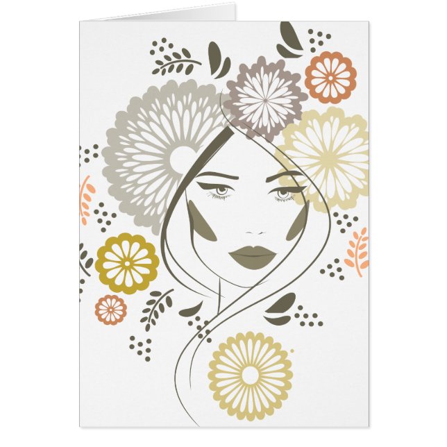 Portrait de fille d'automne (Devant)