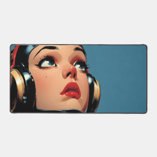 Portrait de fille futuriste – Pop Art Rétro