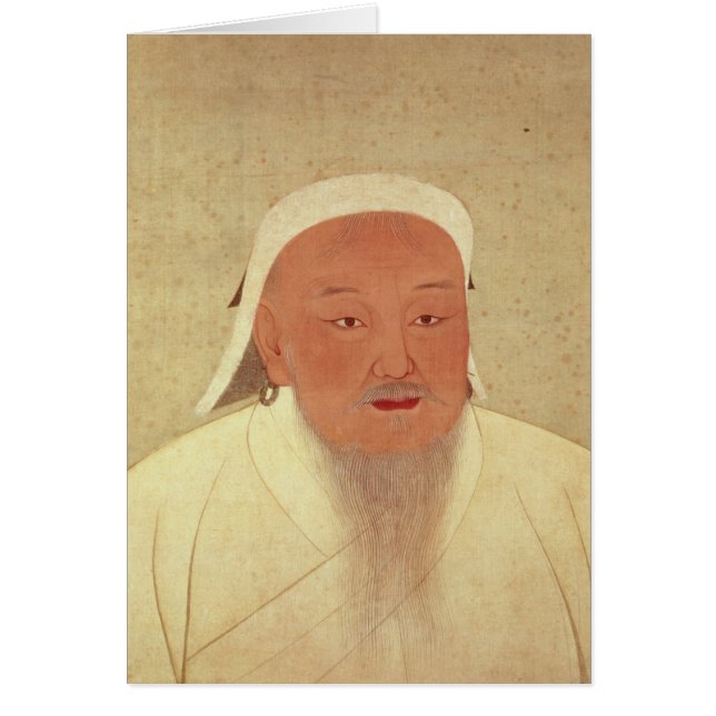 Portrait de Genghis Khan, mongole Khan (Devant)