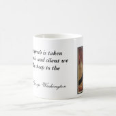 Portrait de George Washington et tasse de citation (Centre)