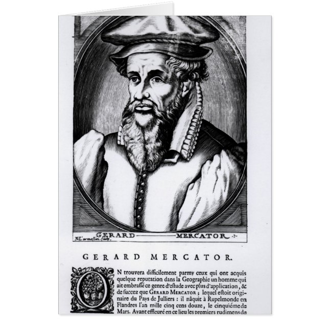 Portrait de Gerard Mercator (Devant)