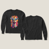 Portrait de girafe de style graffiti-58567 (Motif recto et verso)