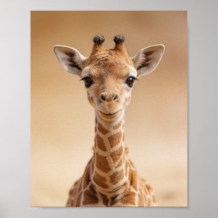 Portrait de girafeau – Décoration murale d'animal