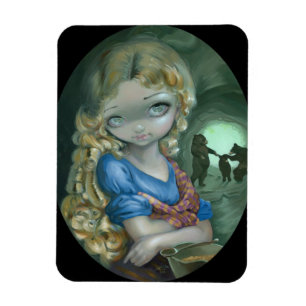 "Portrait de Goldilocks" Flex Magnet
