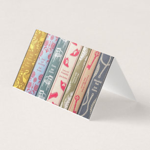 Portrait de Jane Austen avec citation (carte pliée
