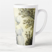 Portrait de Jane Austen +citation Mug de café magn (Droite)