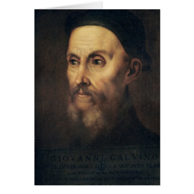 Portrait de Jean Calvin (Devant)