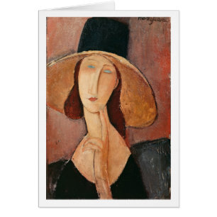 Portrait de Jeanne Hebuterne dans un grand