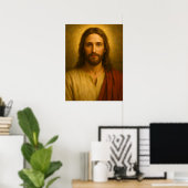 Portrait de Jésus-Christ #1™ LDS affiche d'art mur (Bureau à domicile)