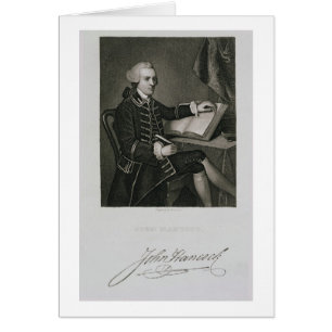 Portrait de John Hancock, gravé par John B. Forr