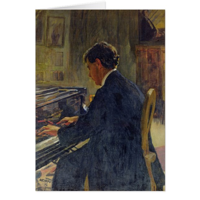 Portrait de Joseph Hofman, 1912 (Devant)