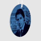 Portrait de Justin Trudeau 2014 en bleu (devant)