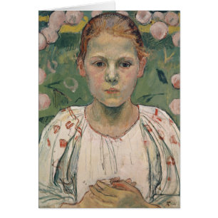 Portrait de Kathe von Bach   Dans le jardin