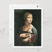 Portrait de la carte postale Cecilia Gallerani (Devant / Derrière)