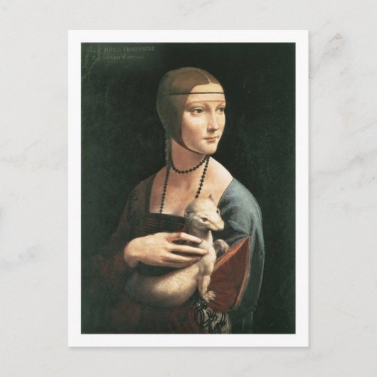 Portrait de la carte postale Cecilia Gallerani (Devant)