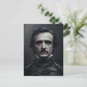 Portrait de la carte postale Edgar Allan Poe (Debout devant)