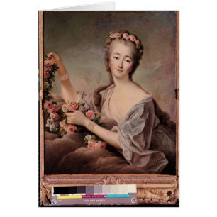 Portrait de la comtesse du Barry comme Flora